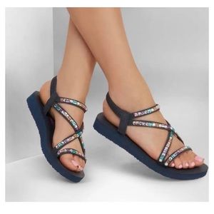 Skechers Womens Sparkle Chick Sandal